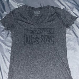 This is a converse t-shirt that has the converse logo on the front. Size:XS